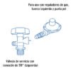 45890 - Cilindro portátil para gas LP, 20kg (44lb) Foset