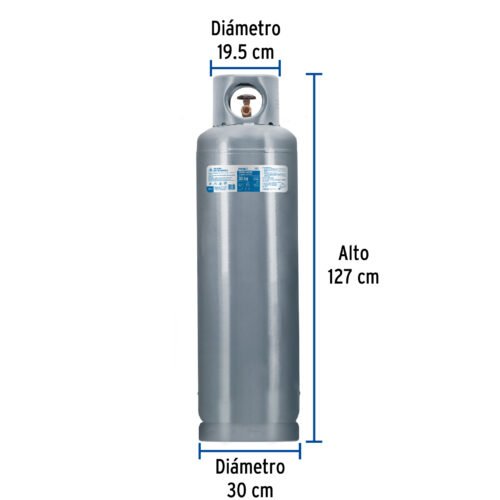 458912 45891 - Cilindro portátil para gas LP, 30kg (66lb) Foset