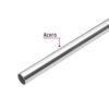 45893 - Tubo redondo para clóset, 1.8 m, acero cromado, HERMEX