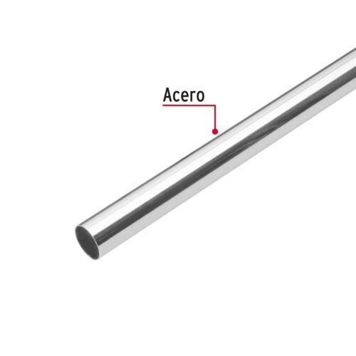 45894 - Tubo redondo para clóset,1.5 m, acero cromado, HERMEX