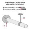 45894 - Tubo redondo para clóset,1.5 m, acero cromado, HERMEX