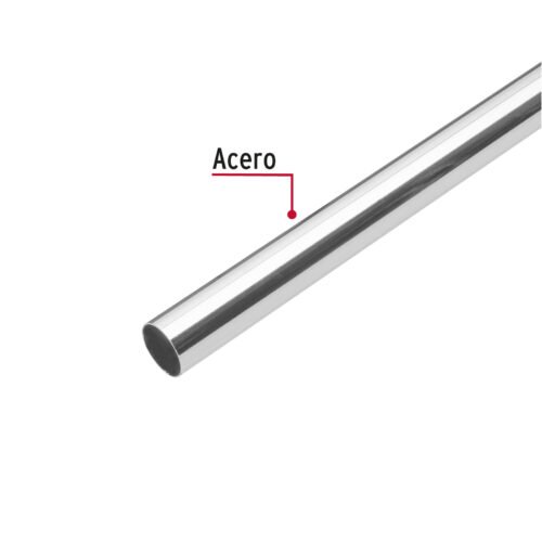 45895 - Tubo redondo para clóset,1.2 m, acero cromado, HERMEX