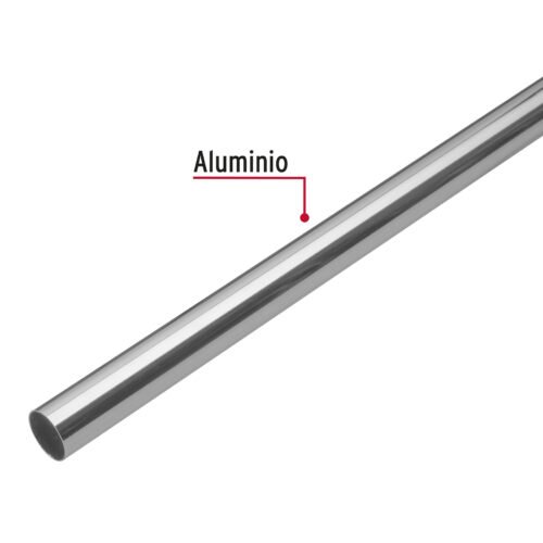 45896 - Tubo redondo de 3.0 m en aluminio para closet, HERMEX