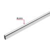 458971 45897 - Tubo ovalado para clóset, 2.4 m, acero cromado, HERMEX