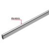 45900 - Tubo ovalado para clóset, 3 m, aluminio, HERMEX