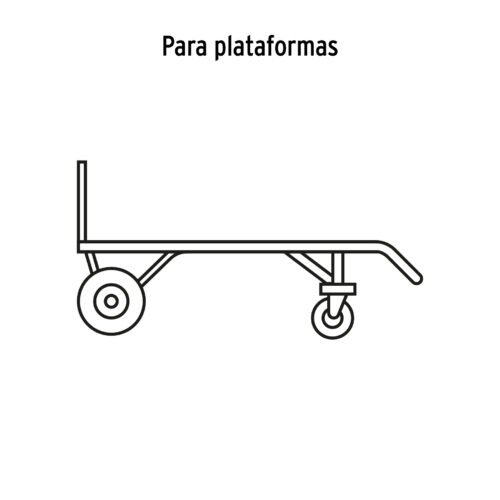 45904 - Rueda neumática 10" para eje central, Truper