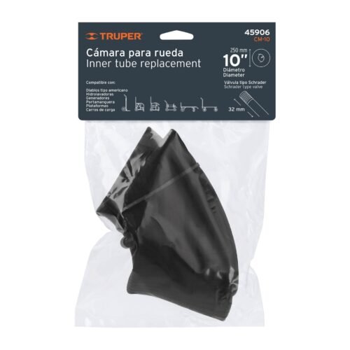45906 - Cámara para rueda neumática de 10", Truper
