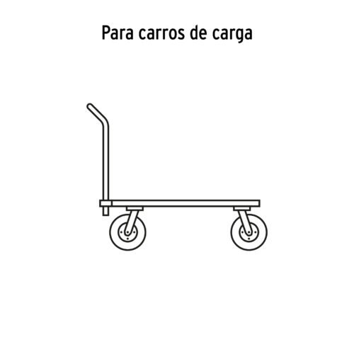 45909 - Rueda imponchable 10" para eje central, Truper
