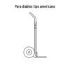 45911 - Rueda imponchable 10" para eje lateral, Truper