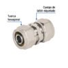 45912 - Cople de compresión para PEALPE, 3/8", Foset