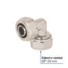 45919 - Codo 90° para PEALPE, 1/2", Foset