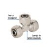 45927 - Tee para PEALPE, 3/8", Foset