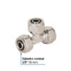 45927 - Tee para PEALPE, 3/8", Foset