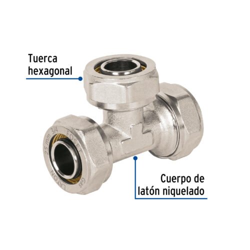 45929 - Tee para PEALPE, 3/4", Foset