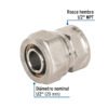 45933 - Conector para PEALPE, 1/2", con rosca hembra, Foset