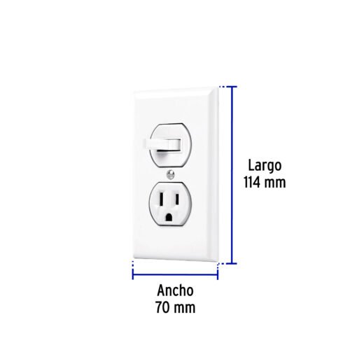 459502 45950 - Placa armada interruptor y contacto, lĂnea Standard, blanco