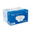 45964 - Jabonera metálica cromo con plato de vidrio, Foset Túbig