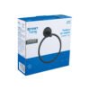 459753 45975 - Toallero argolla metálico acabado negro, Foset Túbig