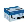 459792 45979 - Portavaso cepillero negro con vaso de vidrio, Foset Aqua