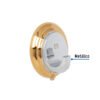 459851 45985 - Gancho sencillo metálico acabado cromo-oro, Foset Aqua