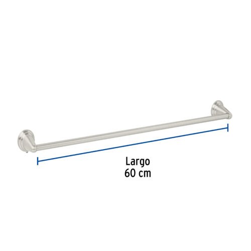 459942 45994 - Toallero de barra metálico acabado satín, Foset Aqua