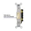 46000 - Interruptor vertical de palanca, Standard, marfil, Volteck
