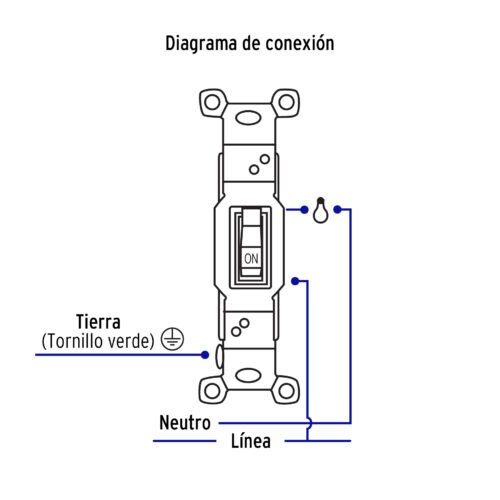 46000 - Interruptor vertical de palanca, Standard, marfil, Volteck