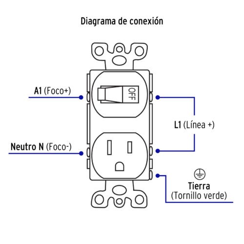 46001 - Interruptor de palanca con contacto, Standard, marfil