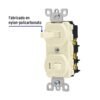 460021 46002 - Interruptor dúplex de palanca, Standard, marfil, Volteck