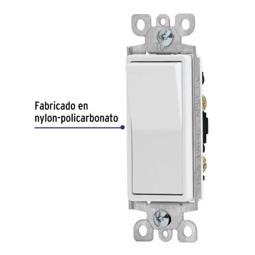 460051 46005 - Interruptor sencillo, línea Classic, Volteck