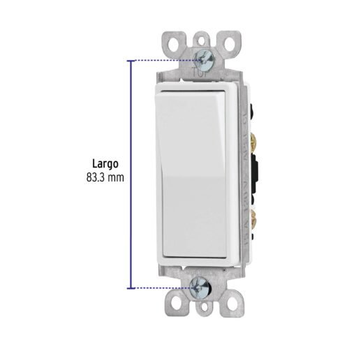 46005 - Interruptor sencillo, línea Classic, Volteck
