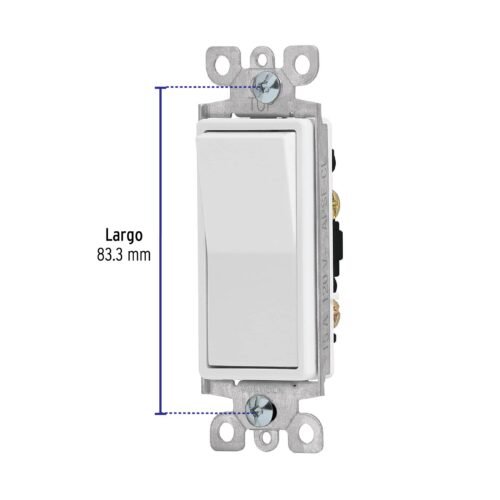460092 46009 - Interruptor de tres vías, línea Classic, Volteck