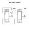 460093 46009 - Interruptor de tres vías, línea Classic, Volteck