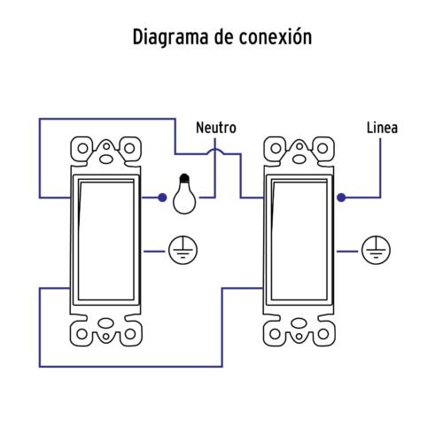 460093 46009 - Interruptor de tres vías, línea Classic, Volteck