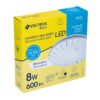 46015 - Luminario LED 8W plafón decorativo espiral luz de día, BASIC