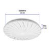 46017 - Luminario LED 18W plafón decorativo espiral luz de día,BASIC