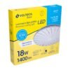 46017 - Luminario LED 18W plafón decorativo espiral luz de día,BASIC