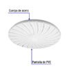 460181 46018 - Luminario LED 22W plafón decorativo espiral luz de día,BASIC