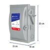 46020 - Interruptor de seguridad 2 polos, 30 A, Volteck