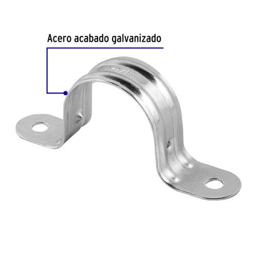 C-TUBOS FLEXIBLES 46030 - Bolsa c/5 abrazaderas tipo omega 1-1/4" p/tubo pared delgada