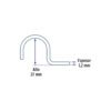 460412 46041 - Bolsa c/5 abrazaderas tipo uña 1-1/2" p/tubo pared delgada