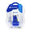46044 - Cargador de pilas, AA, AAA y 9V, incluye 2 pilas AA, Volteck