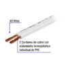 46079 - Rollo de 100 m cordón dúplex 12 AWG, Volteck
