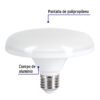 460901 46090 - Lámpara LED tipo OVNI 12 W (equiv. 75 W), luz de día, caja