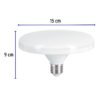 460912 46091 - Lámpara LED tipo OVNI 18 W (equiv. 125 W), luz de día, caja