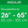 46093 - Soporte para pantallas de 26" a 65" con movimiento angular
