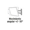 46093 - Soporte para pantallas de 26" a 65" con movimiento angular