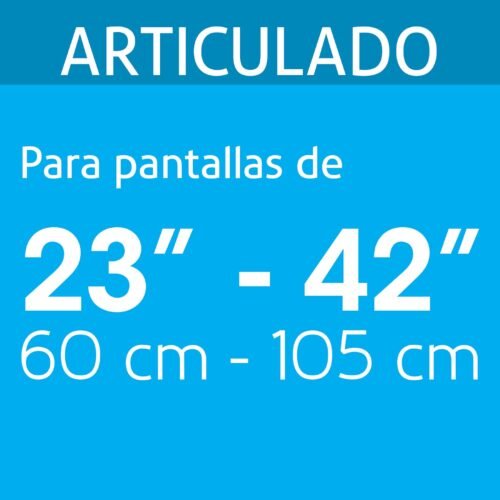 46095 - Soporte para pantallas 23" a 42" mov. angular y articulado
