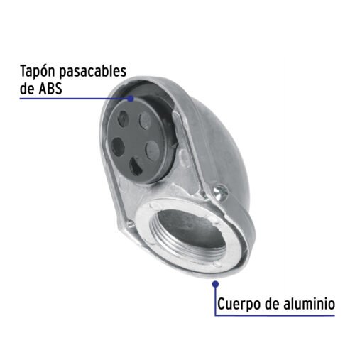 46097 - Mufa roscada 1-1/4" para tubo, Volteck