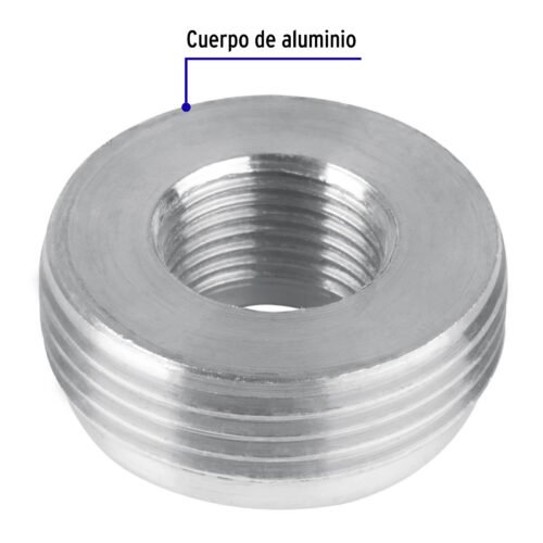 460981 46098 - Reducción bushing de 1-1/4" a 1/2", Volteck